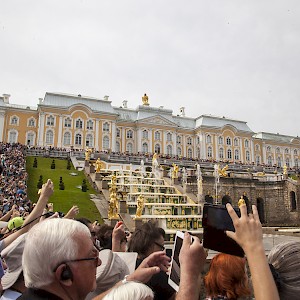 The curse of travel photographers, Peterhof, St Petersburg