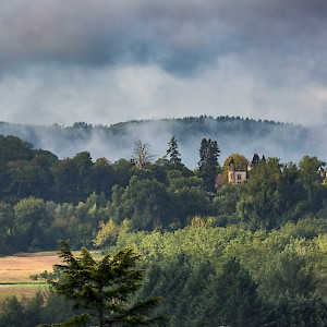 Mist across the valley